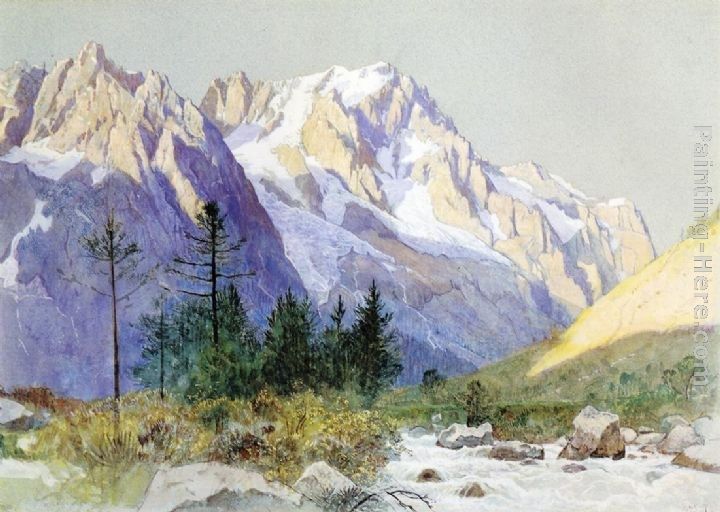 William Stanley Haseltine Wetterhorn from Grindelwald, Switzerland